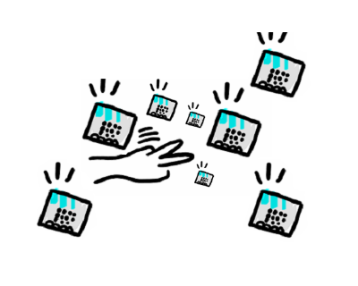 Schere Stein Papier Gruppe